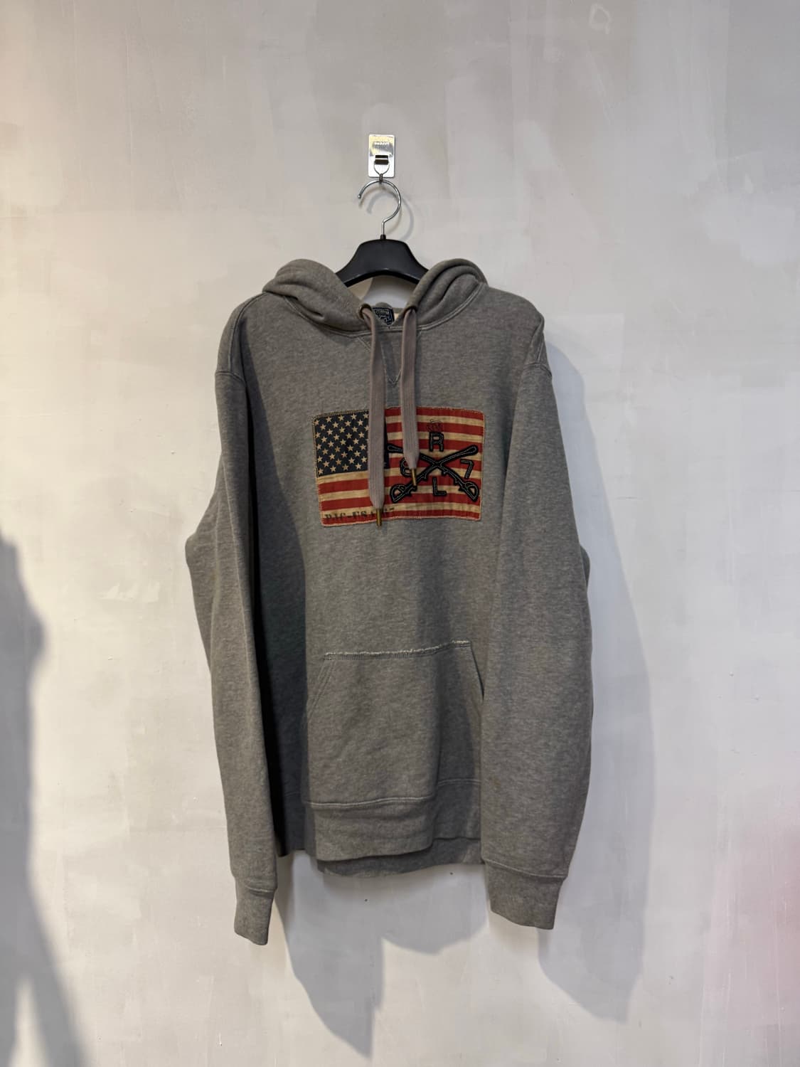 폴로 빈티지 그레이 후드티 상품이미지1