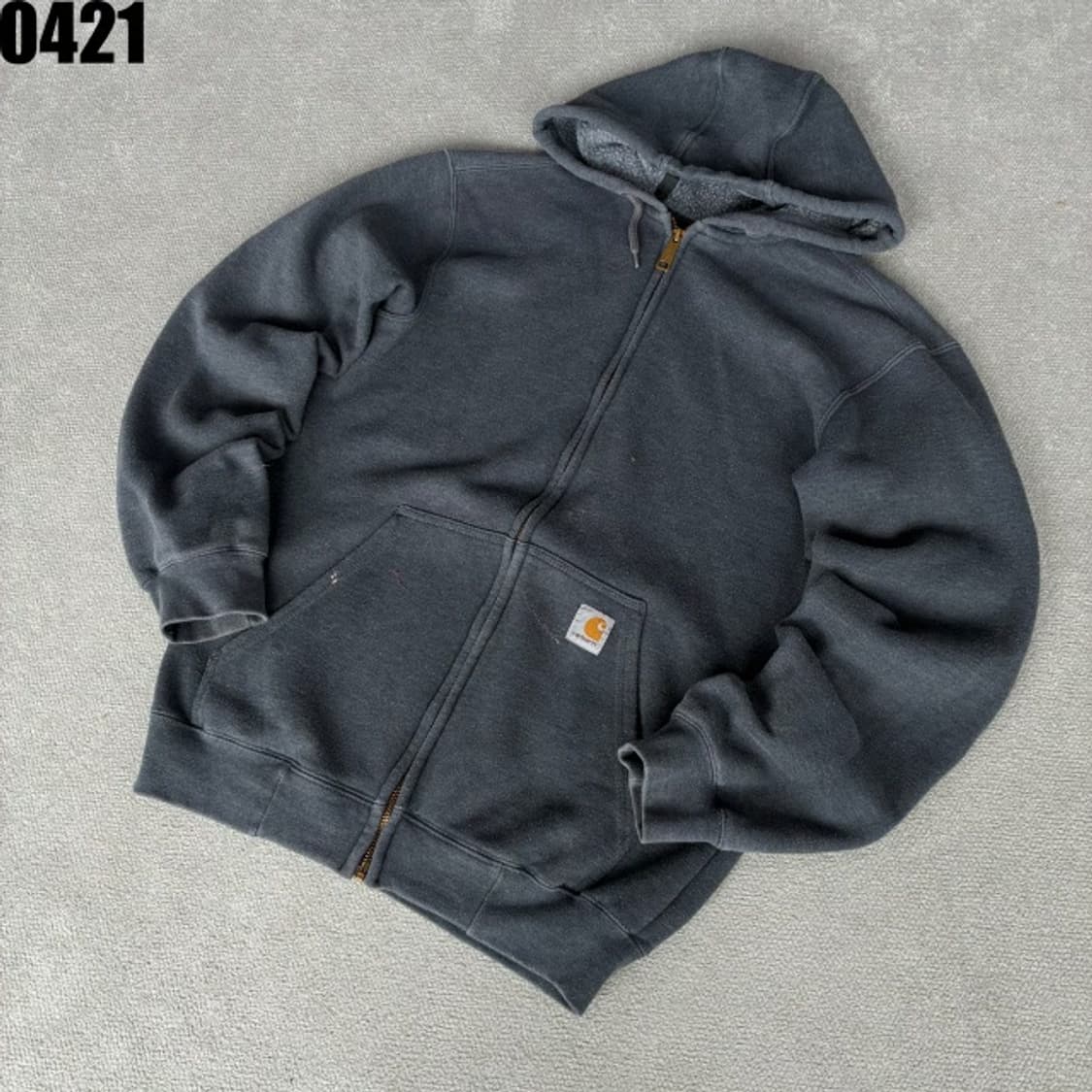 칼하트 후드집업 차콜 그레이 s 상품이미지1