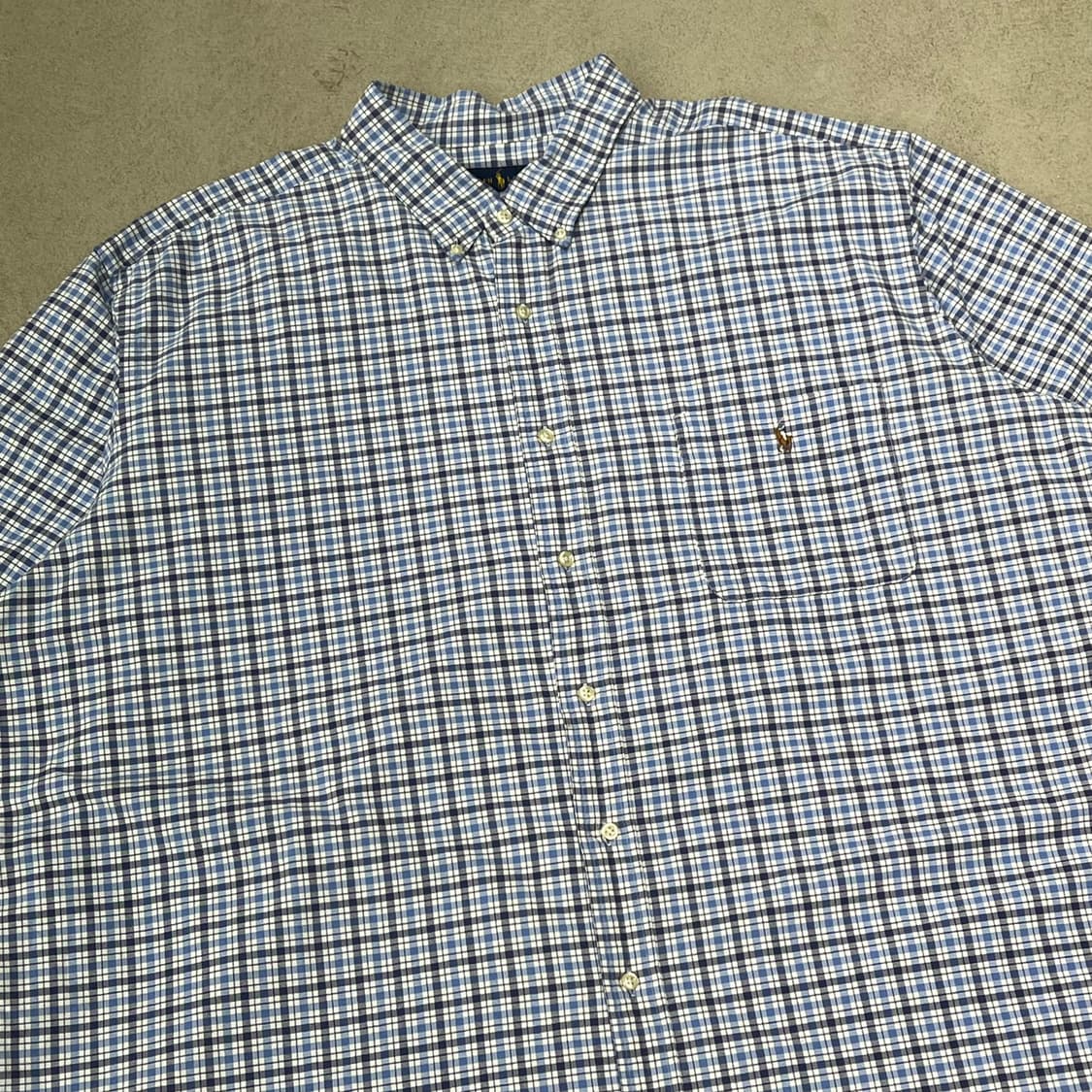 폴로 랄프로렌 체크 하프셔츠 s10611 상품이미지3