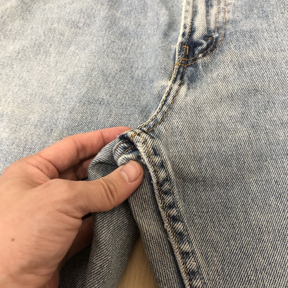 (31) 00's 리바이스 Levi's 505 레귤러핏 연청 워시드 데님 상품이미지2