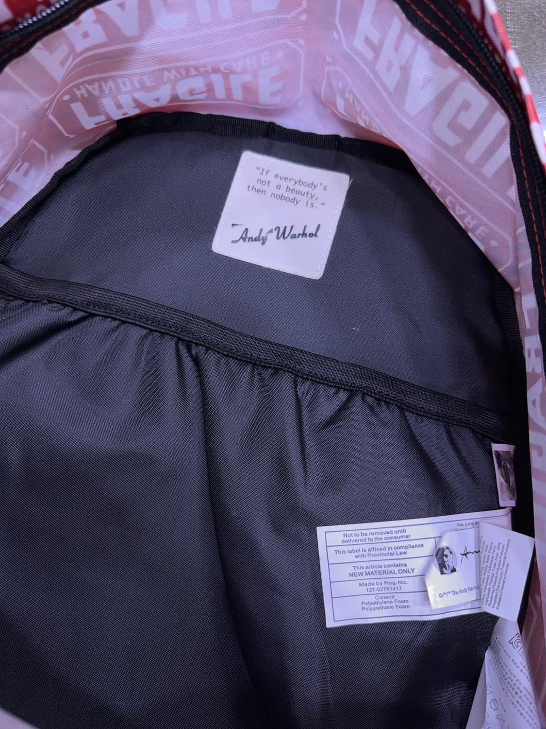 이스트팩 앤디워홀 패디드파커 프레자일 백팩 상품이미지7