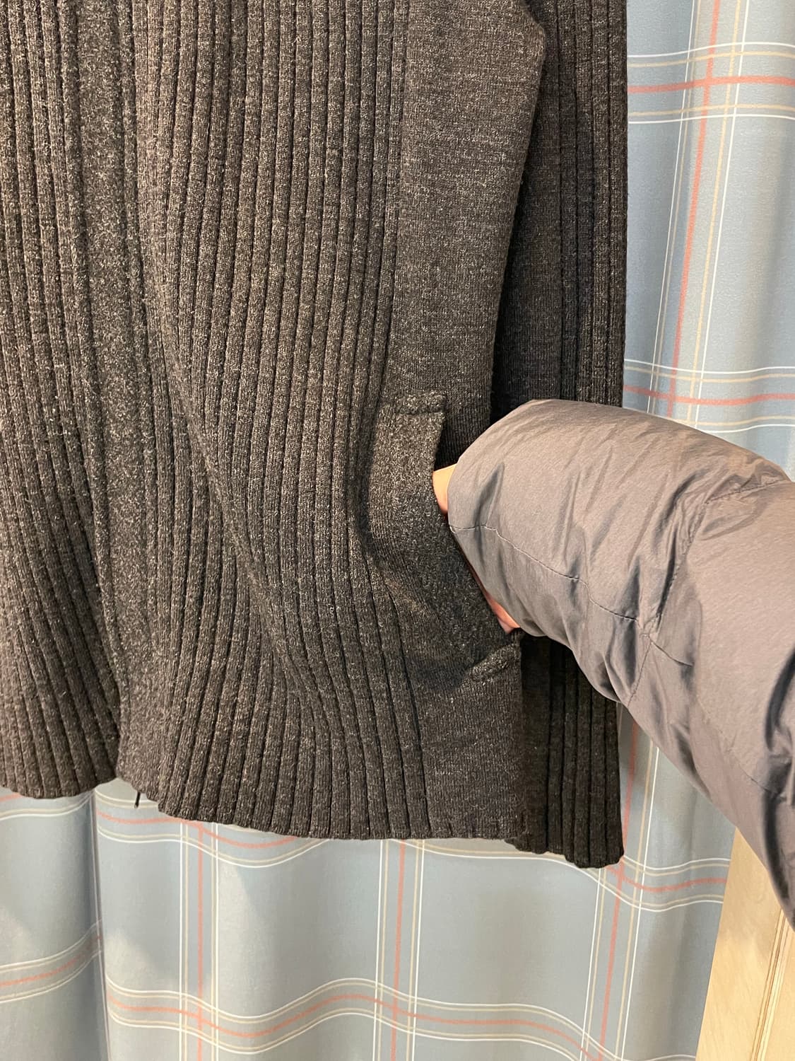 캘빈클라인 투웨이 니트집업 상품이미지4