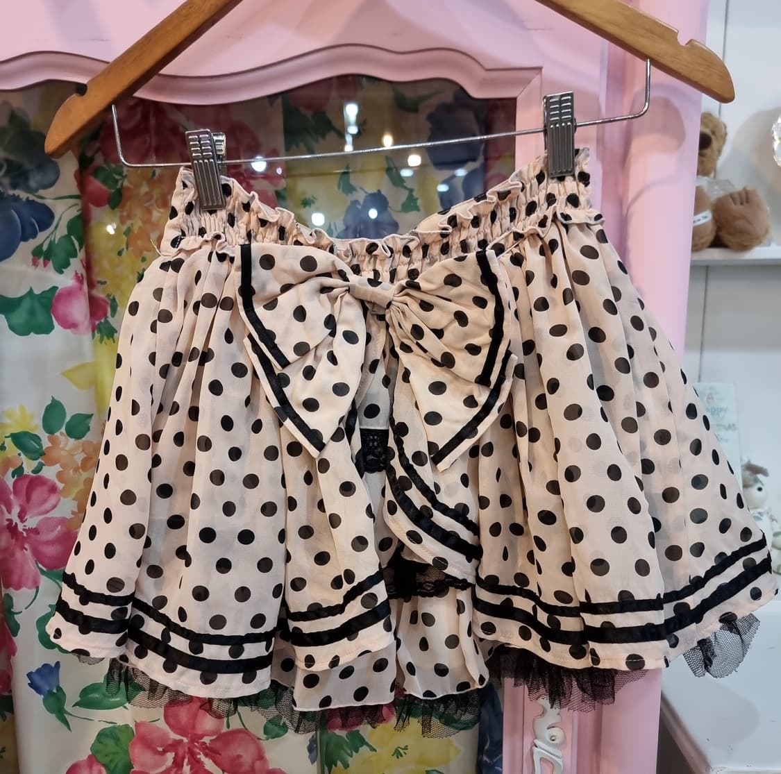 Tralala트랄라라치마 도트 캉캉 튤 미니 스커트 상품이미지4