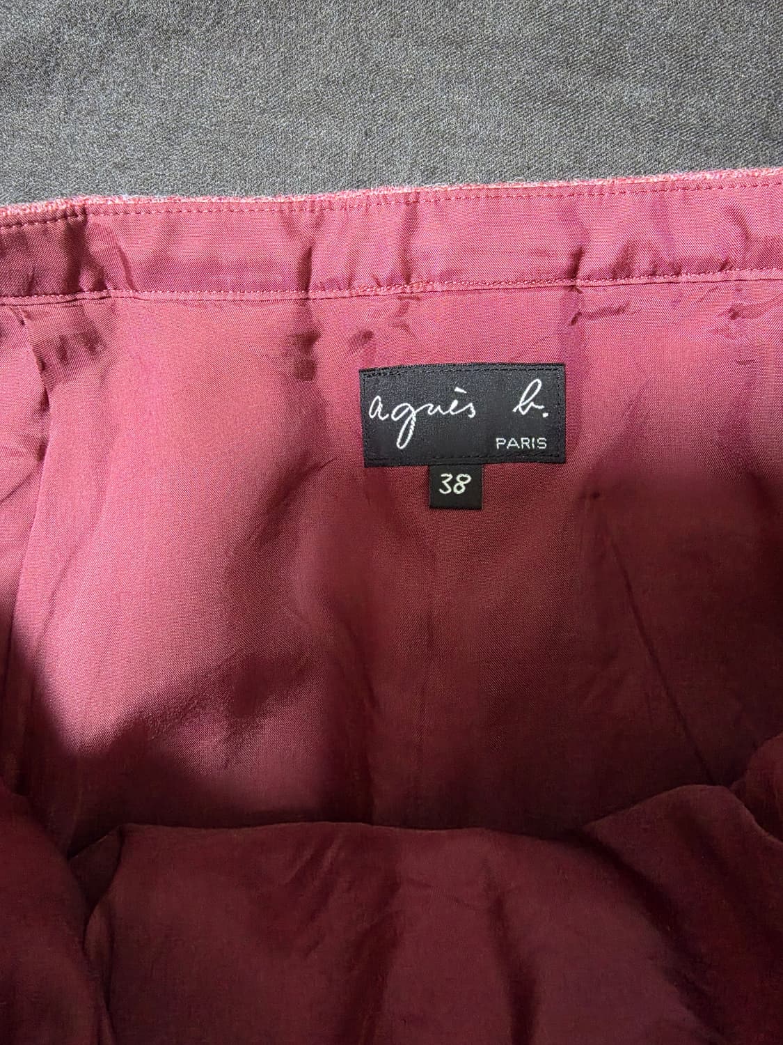 Agnes b 아네스베 울 플레어 스커트 상품이미지5