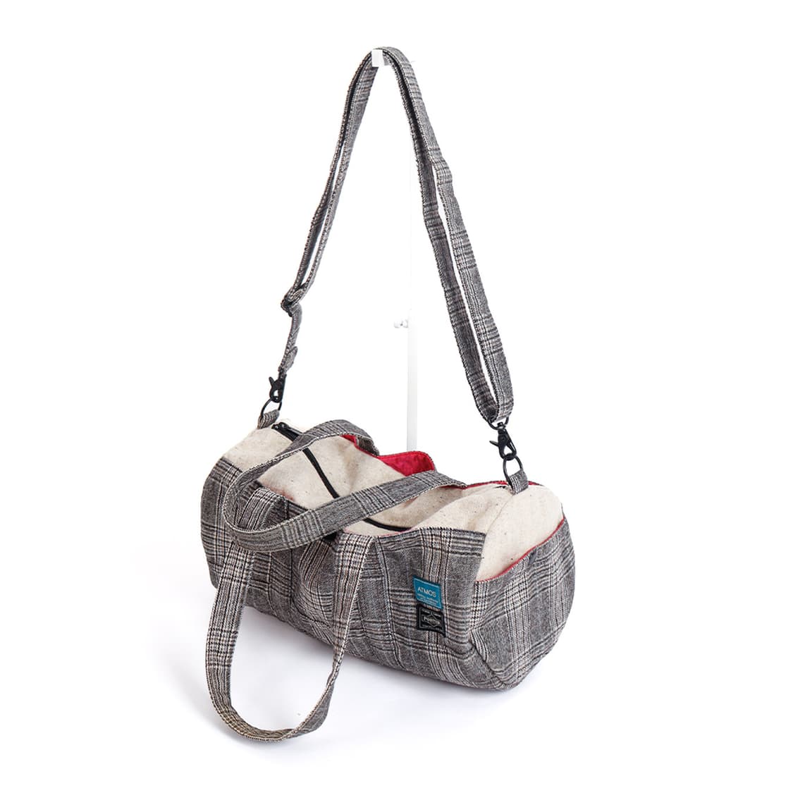 [ATMOS × PORTER] 체크 패턴 2WAY 미니 보스턴 백 상품이미지1