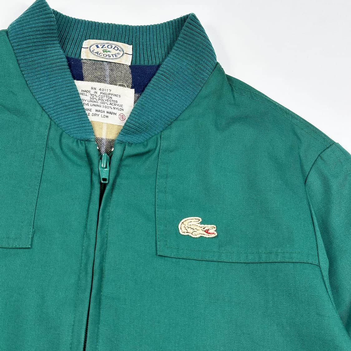 라코스테 크록 올드스쿨 봄버 블루종 자켓 (S 여성추천) 상품이미지3