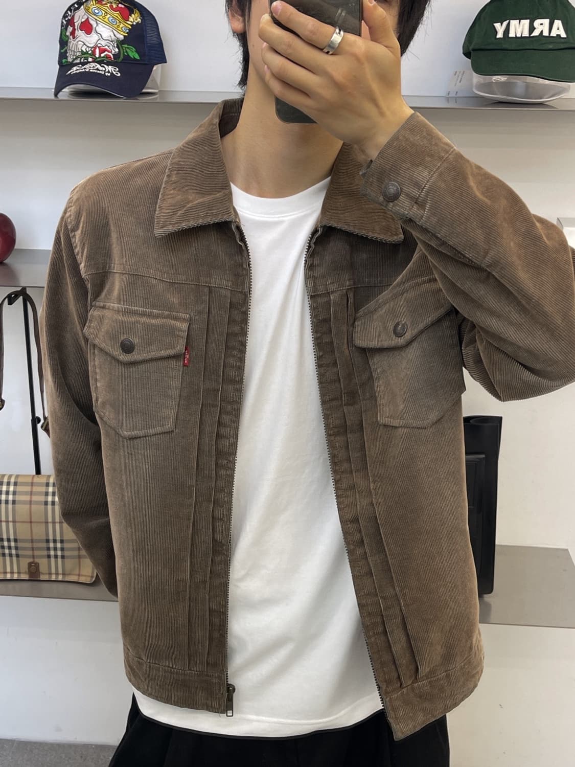 리바이스 투포켓 러스티 리브드 자켓 상품이미지1