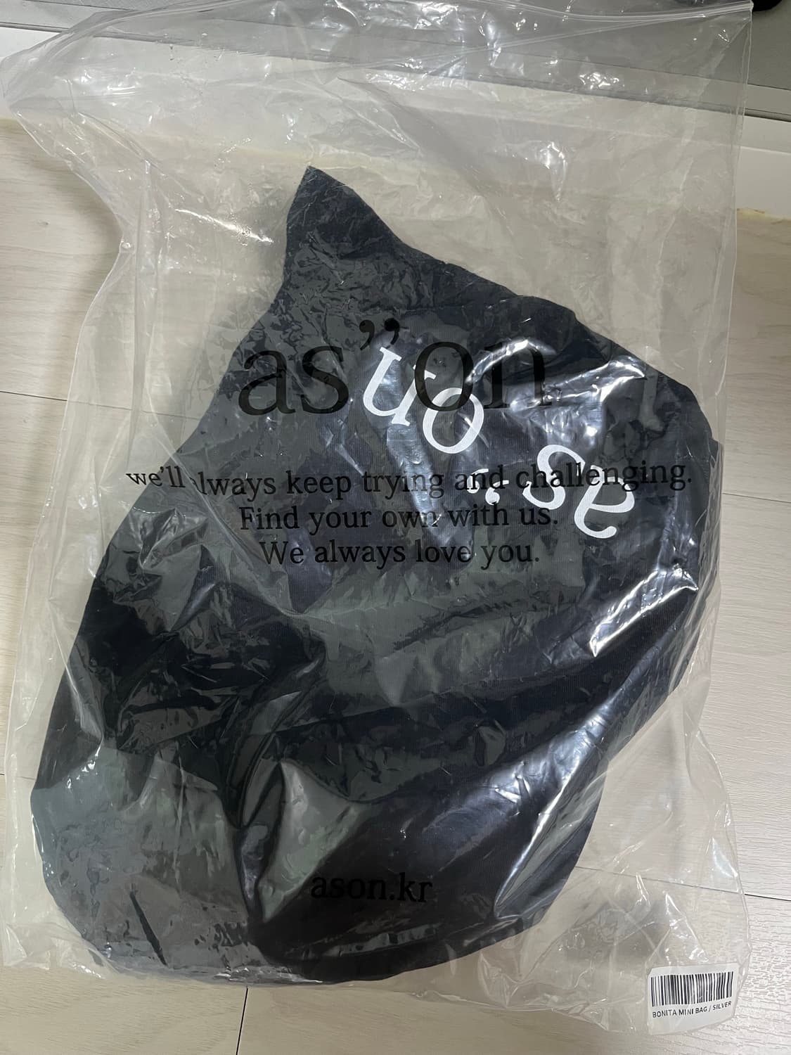 애즈온 보니타 미니백 실버 상품이미지2