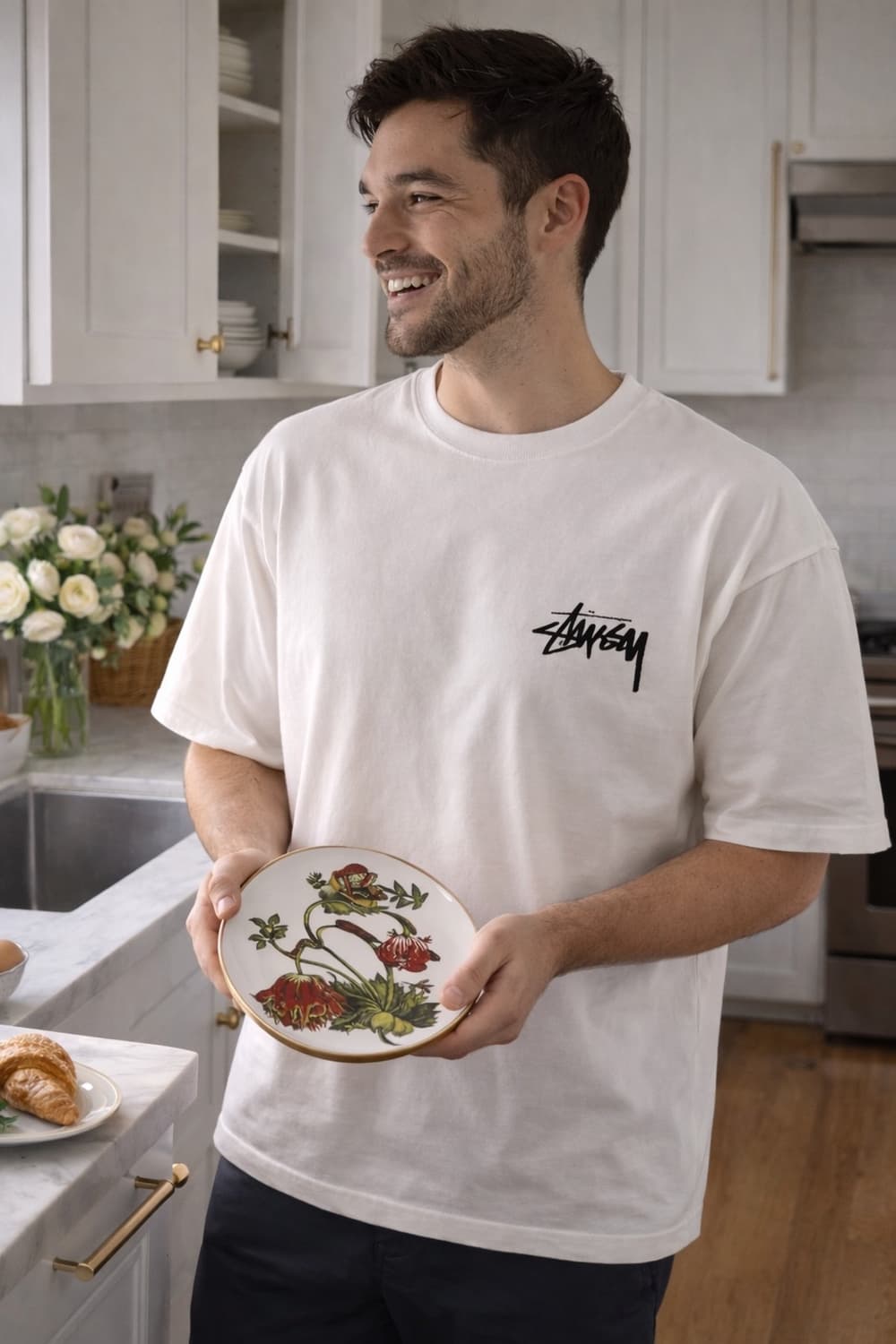 Stüssy Withered Flower 스투시 그래픽 반팔 티셔츠 상품이미지2