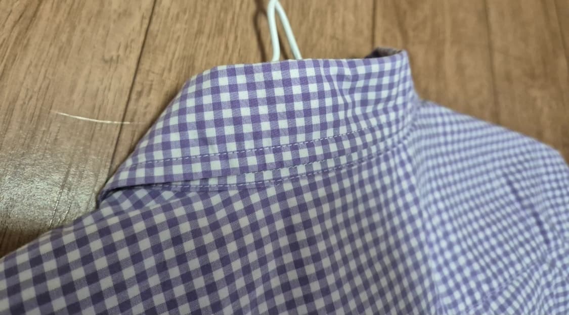 폴로 랄프로렌 반팔 체크 셔츠/퍼플 상품이미지9