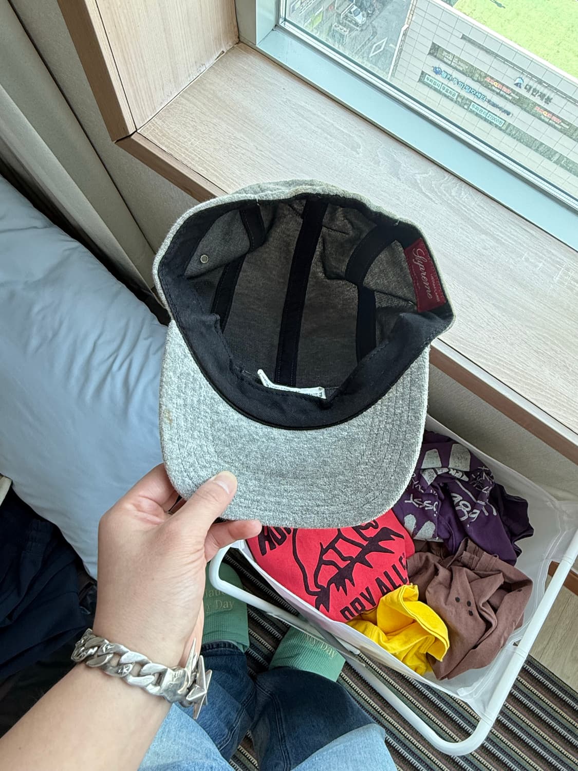 슈프림 피티드 테리 캠프캡 상품이미지2