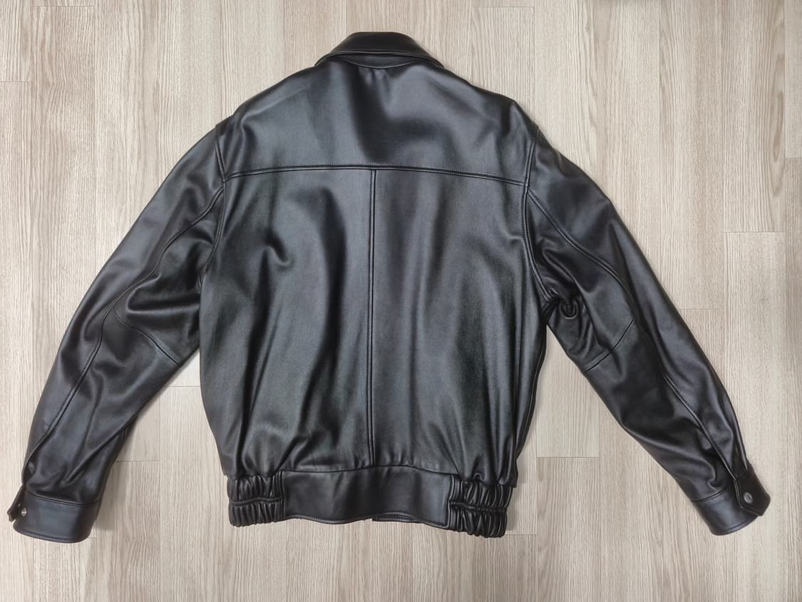 [M] 드림월드 램스킨 블루종 자켓 - 블랙 (실착1회/S) 상품이미지2