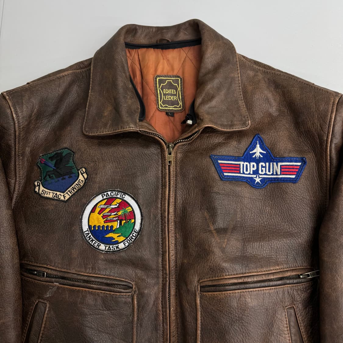 빈티지 레더 자켓  상품이미지4