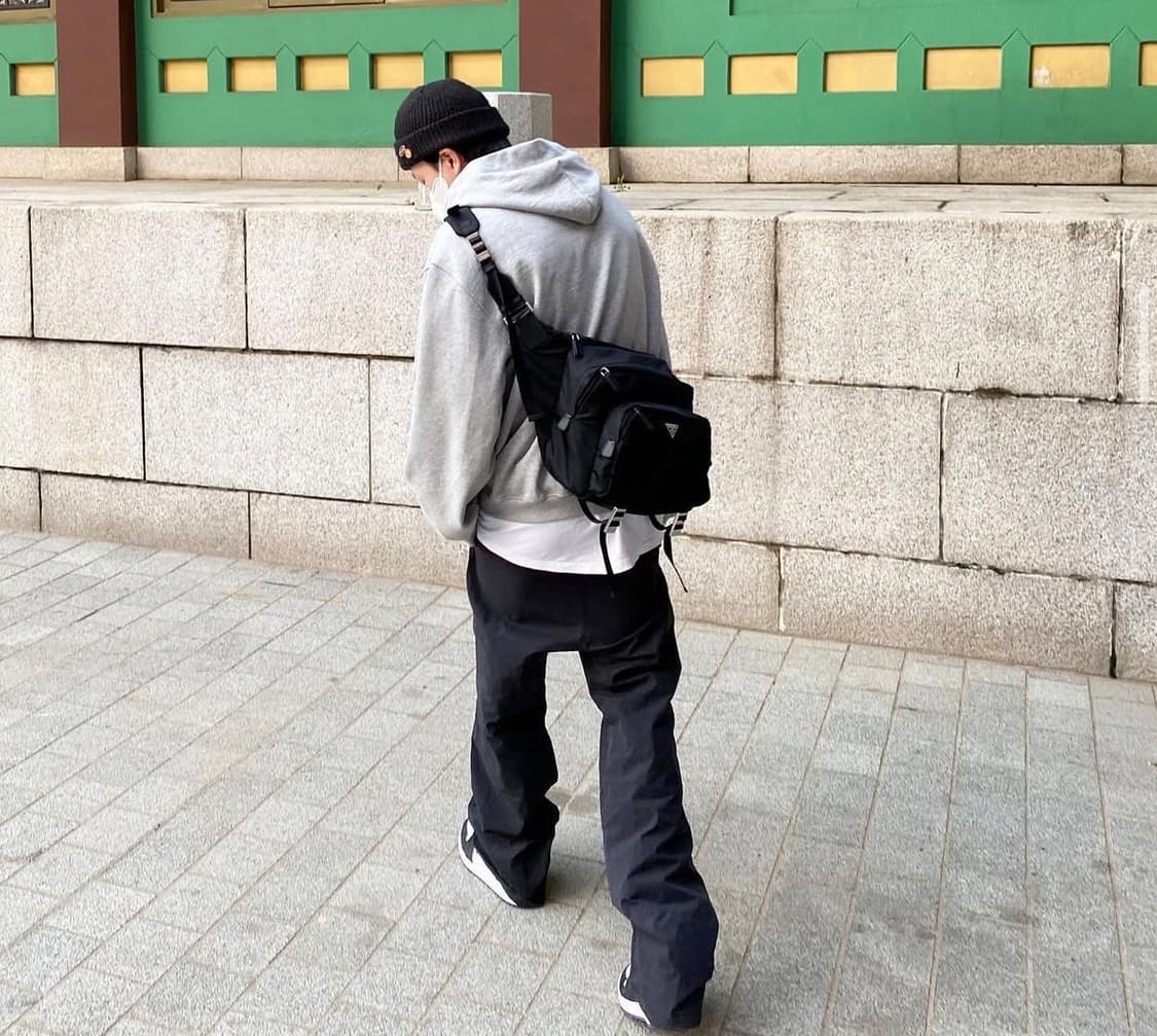 언타이틀드 아이딜 나일론 부츠컷 팬츠 상품이미지2