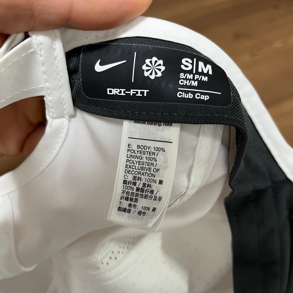 (S-M) 나이키 화이트 볼캡 모자 상품이미지8