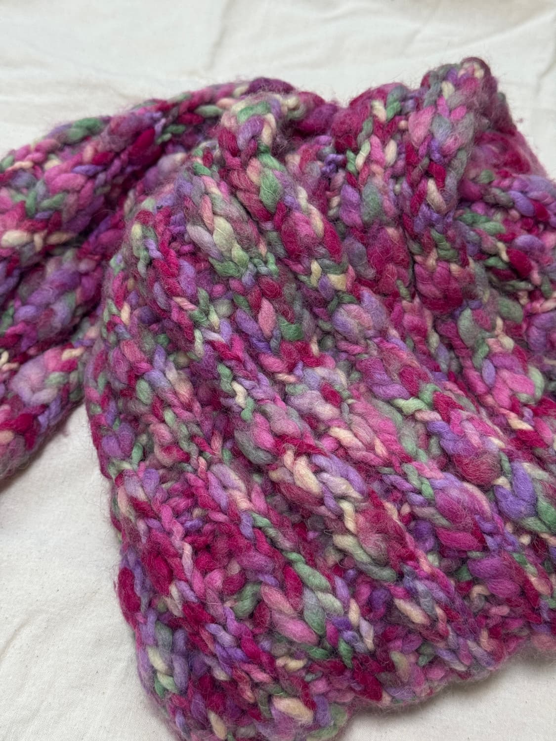 💗 포실포실 멀티얀 니트 머플러 상품이미지3