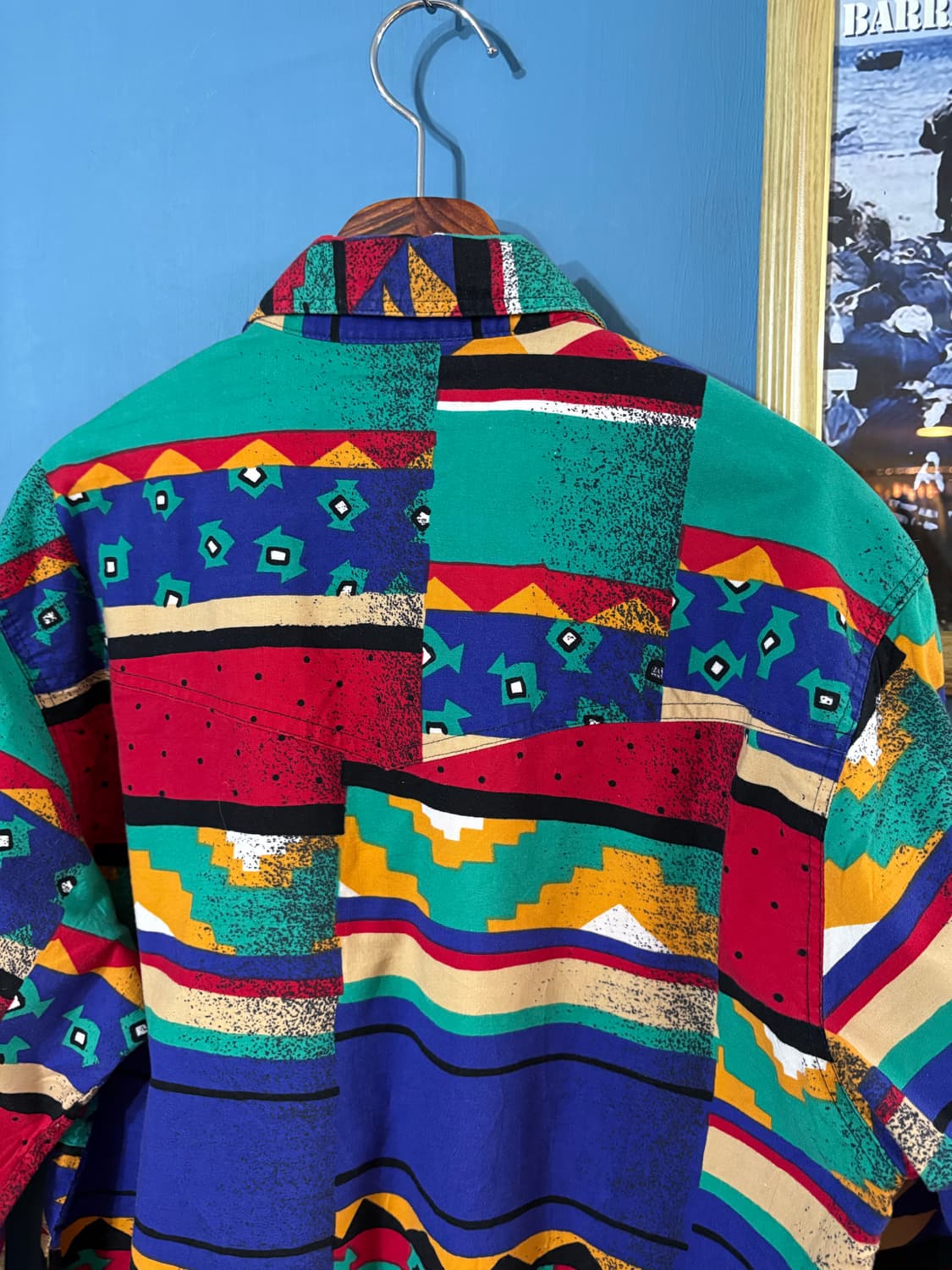 80-90‘s Wrangler Navaho pattern Shirt 상품이미지8