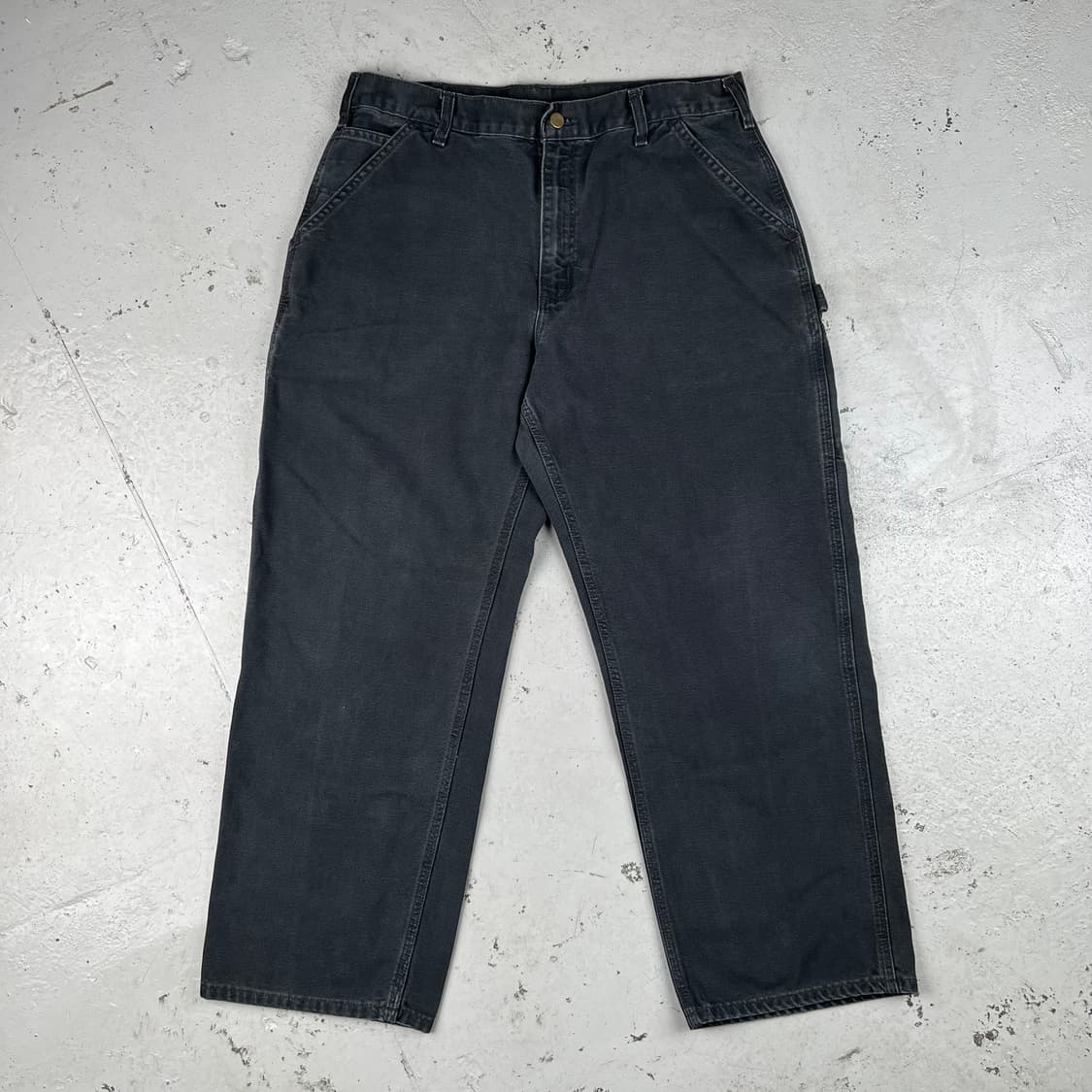 빈티지 칼하트 블랙 싱글니 카펜터 팬츠 B11BLK 상품이미지2