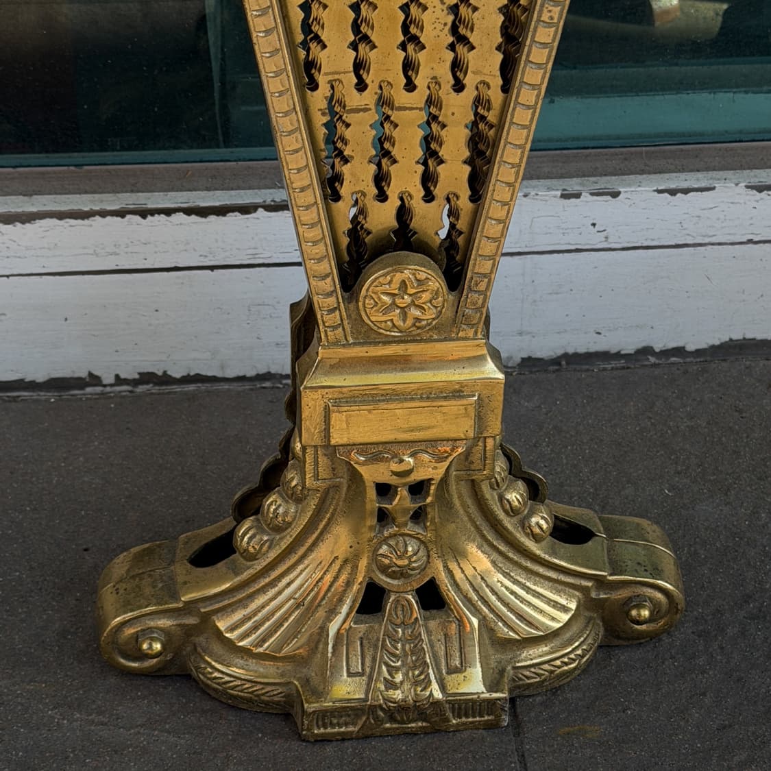 황동 피콕 팬 벽난로 스크린 상품이미지7