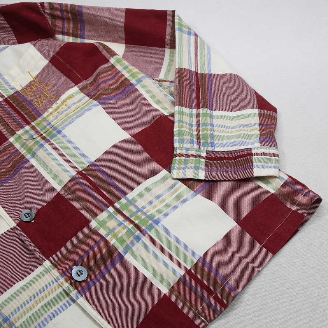 (착용컷) PIERRE BALMAIN 체크 파자마 셔츠 (남성용 100) 상품이미지8