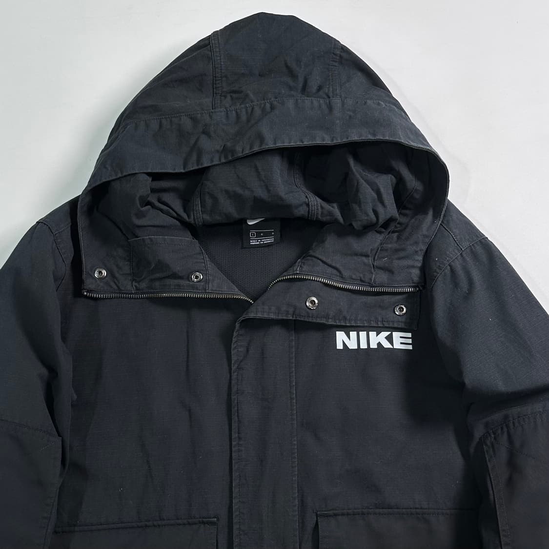 나이키 립스탑 블랙 후드 자켓   상품이미지2
