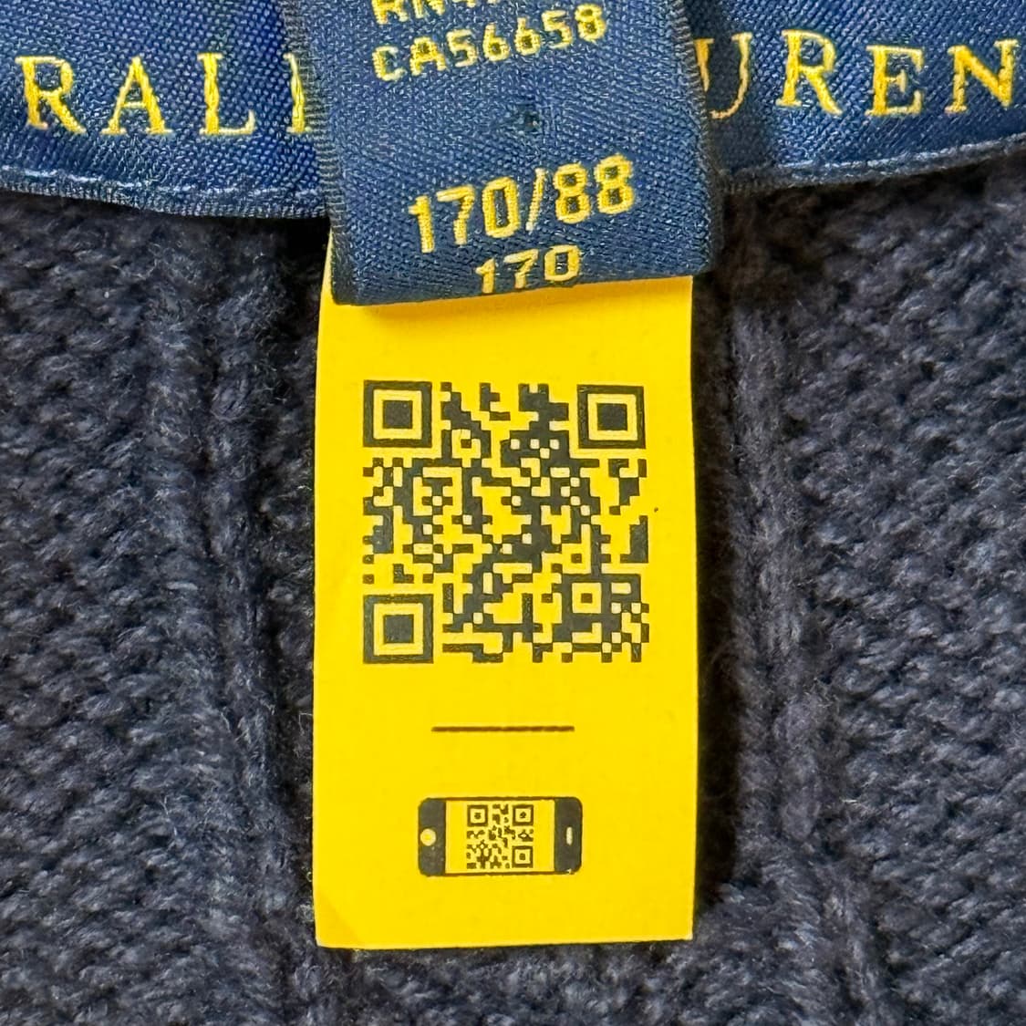 폴로 랄프로렌 네이비 니트 남성용 95-100 상품이미지6