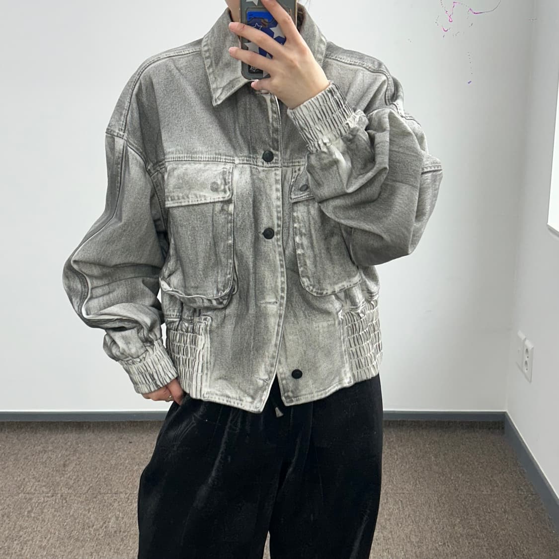 Maison mined 메종미네드 빈티지 워싱 데님 자켓 상품이미지1