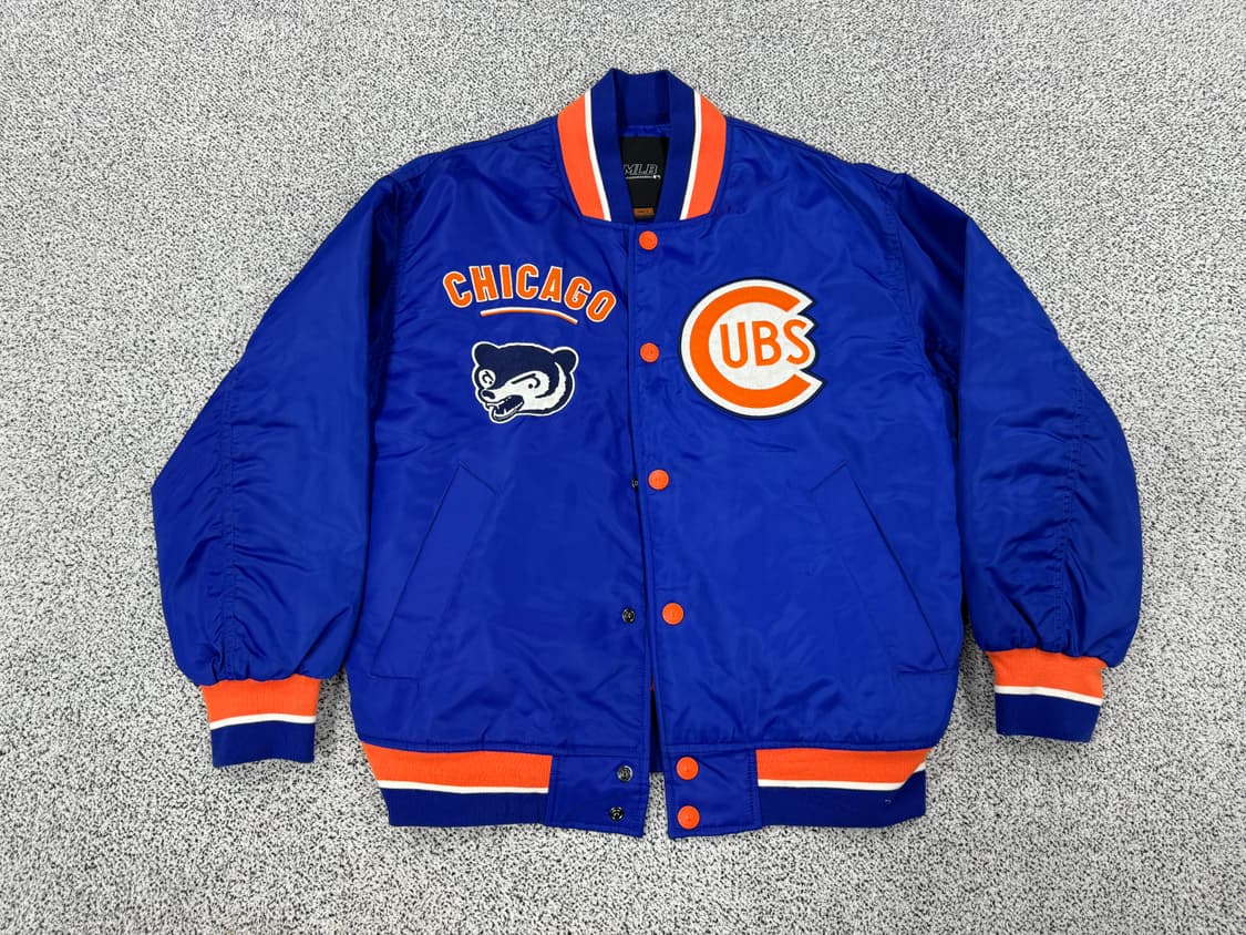 MLB 시카고 컵스 쿠퍼스 패치워크 바시티 상품이미지1