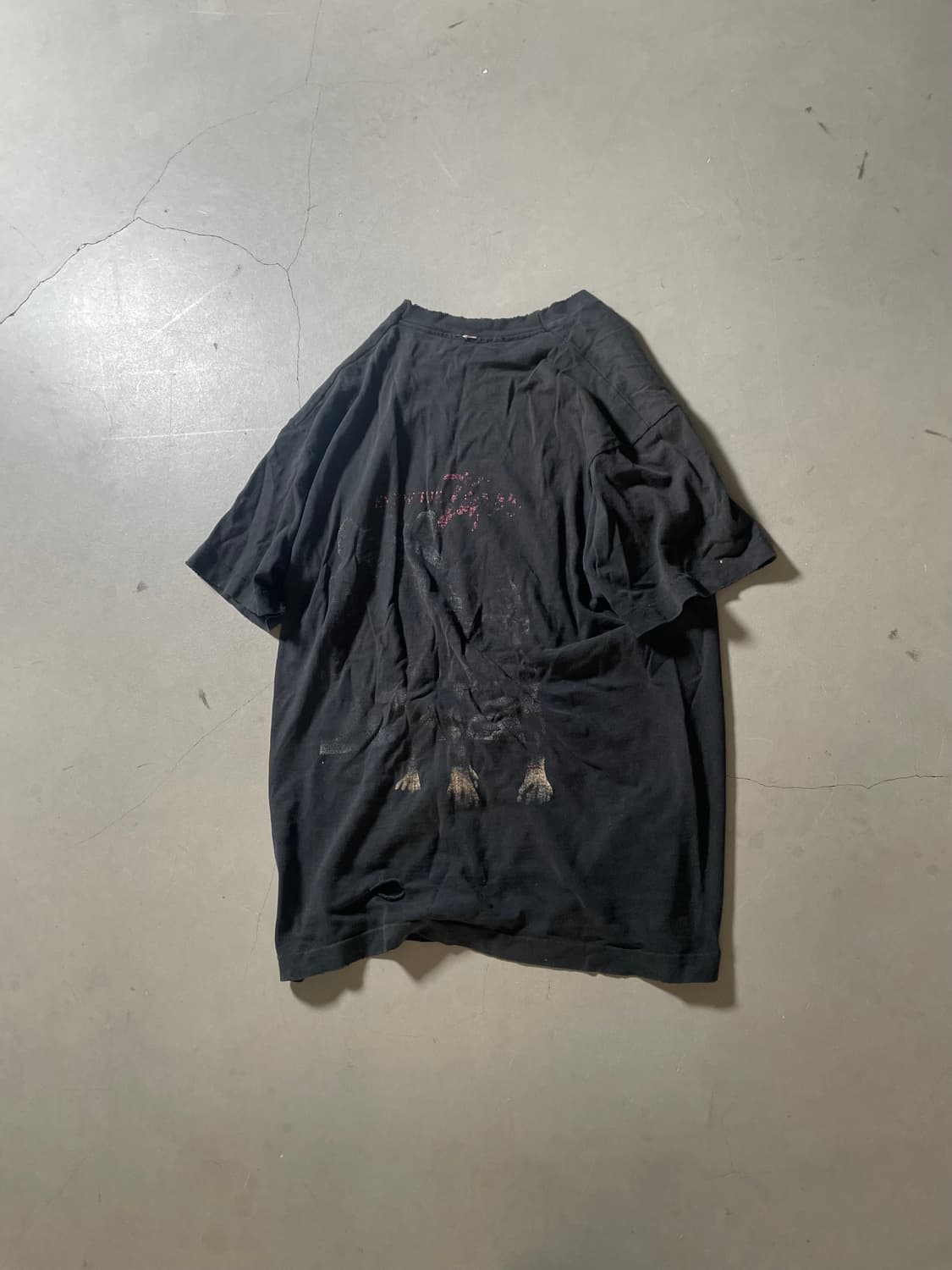 80’s Vintage Bulldog Print T-shirt 상품이미지4