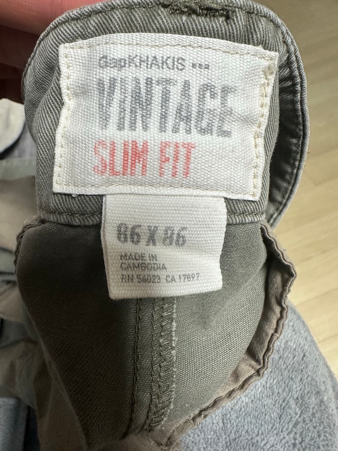 Gap khakis 빈티지 워크웨어 팬츠 상품이미지3