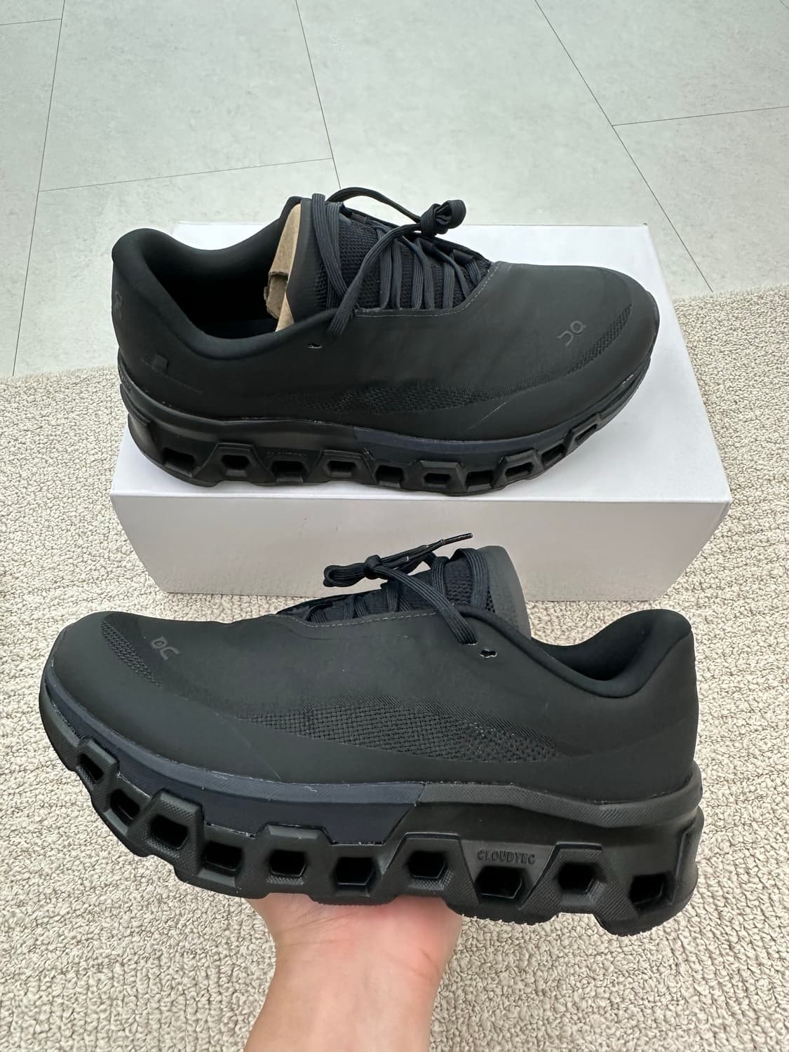 온 러닝 x 포트스 아카이브 팩션 클라우드몬스터 2 블랙 270 새상품 상품이미지3