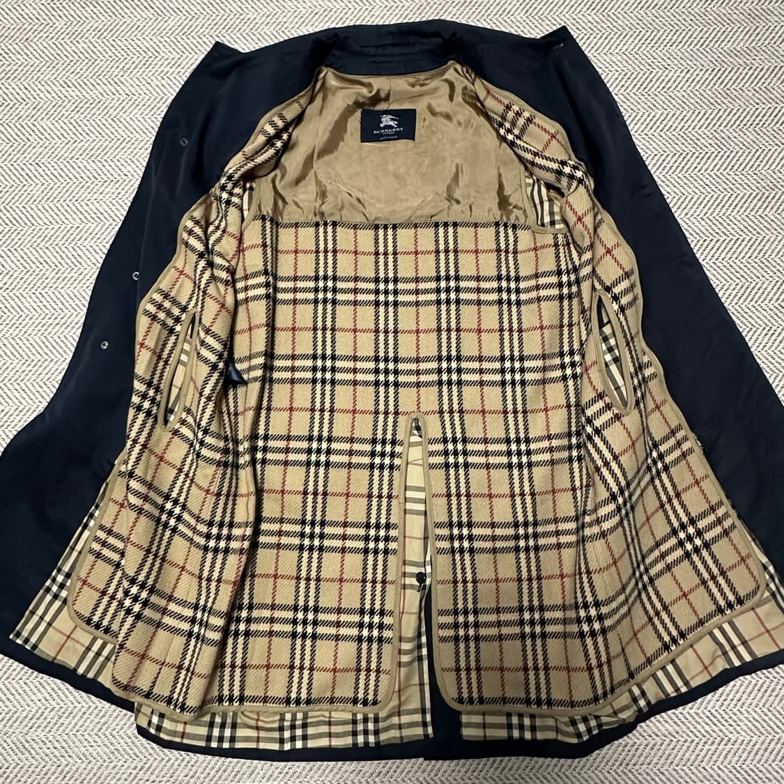 BURBERRY london trench coat navy 상품이미지3