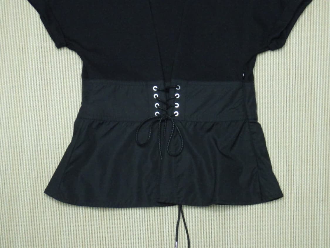 (XS) 필립플레인 레이스업 코르셋 웨이스트 셔츠 상품이미지5