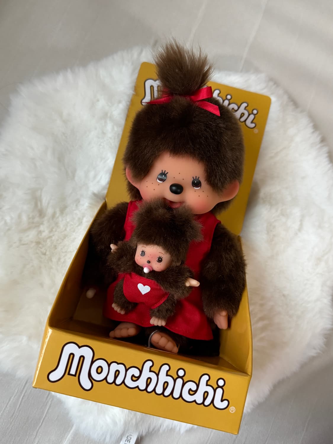 몬치치 인형 엄마랑 아기 세트 전시회한정 상품이미지1