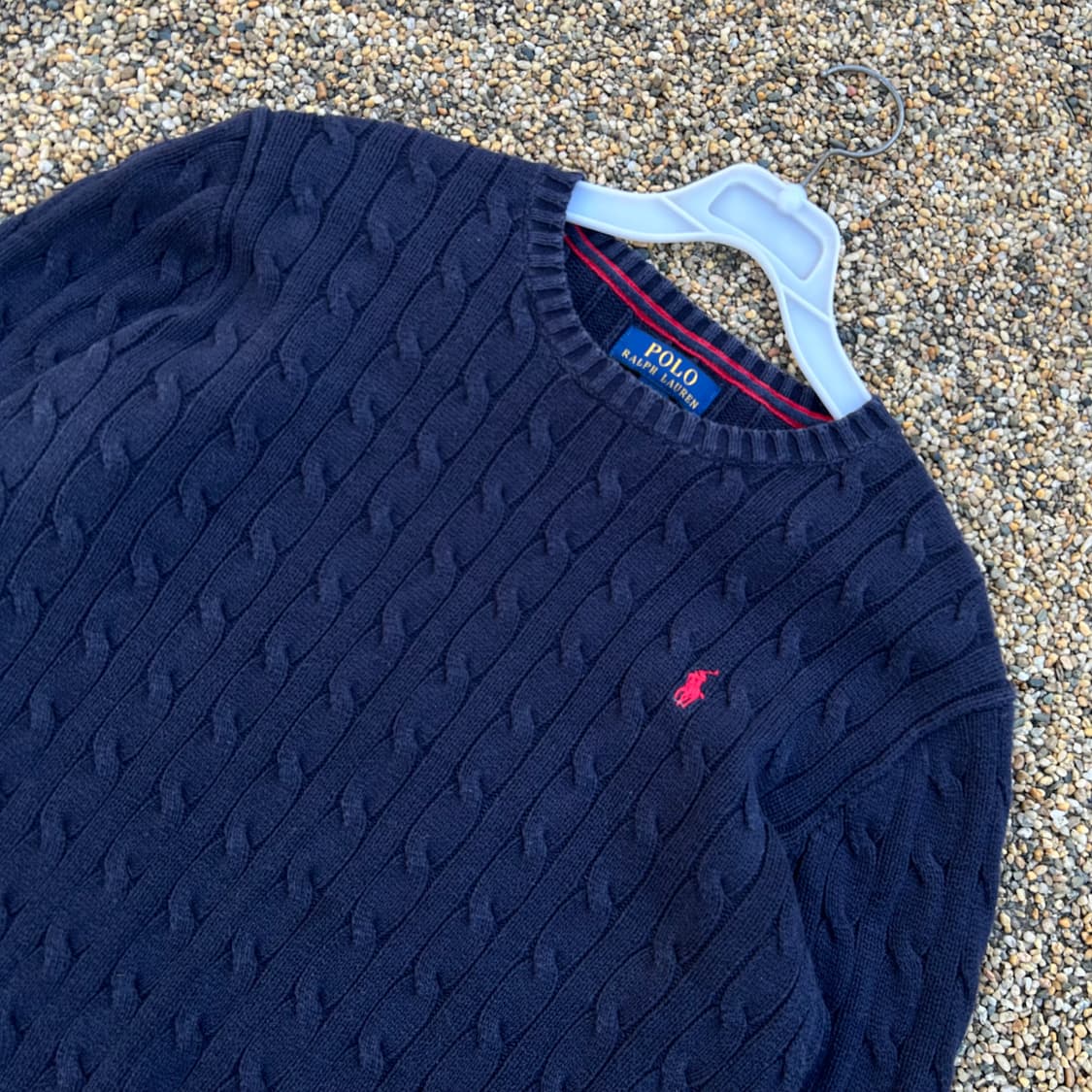 폴로 (POLO RalphLauren)네이비 케이블 니트 상품이미지2