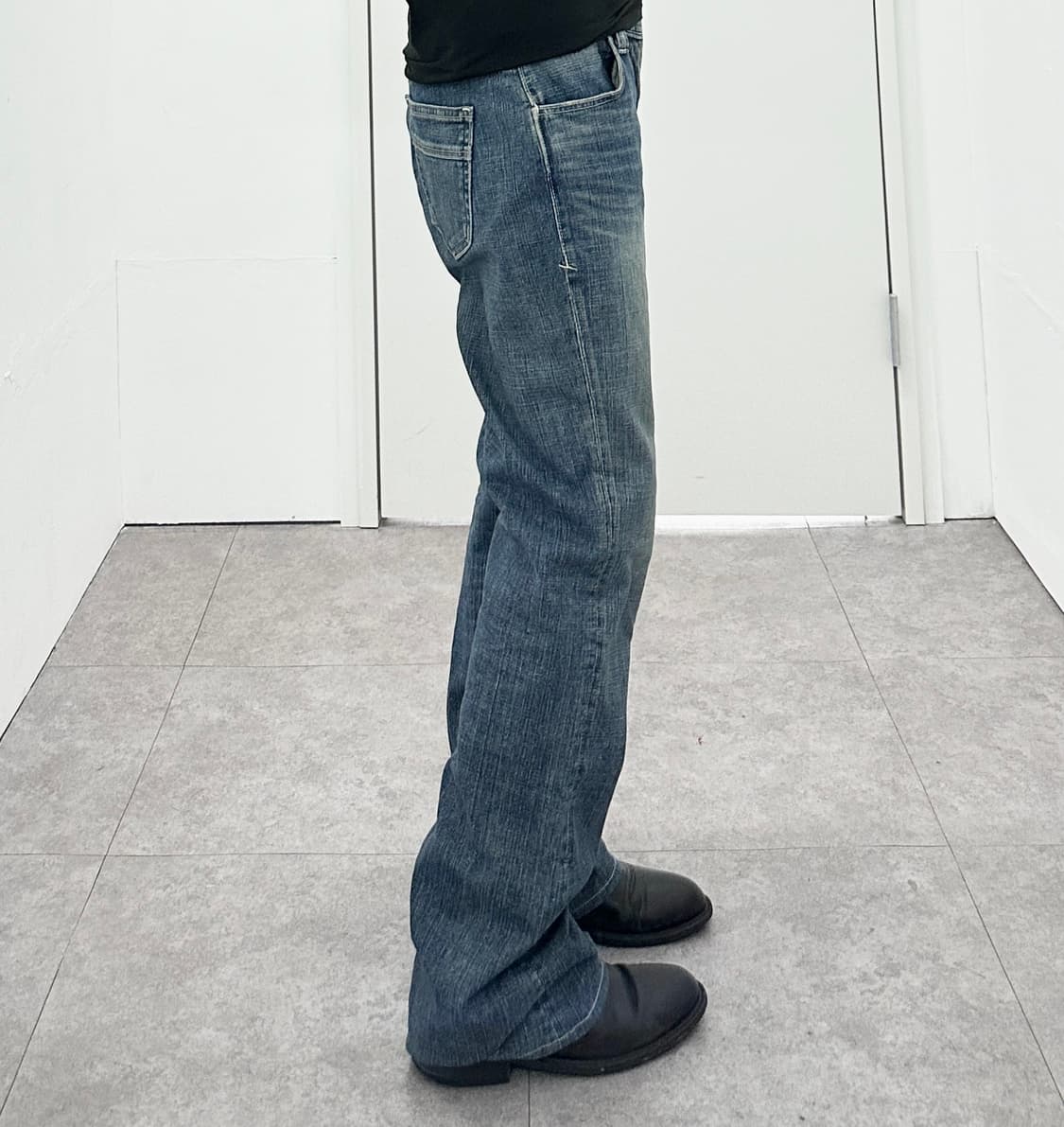 Brappers denim flare cut washing jeans 상품이미지4