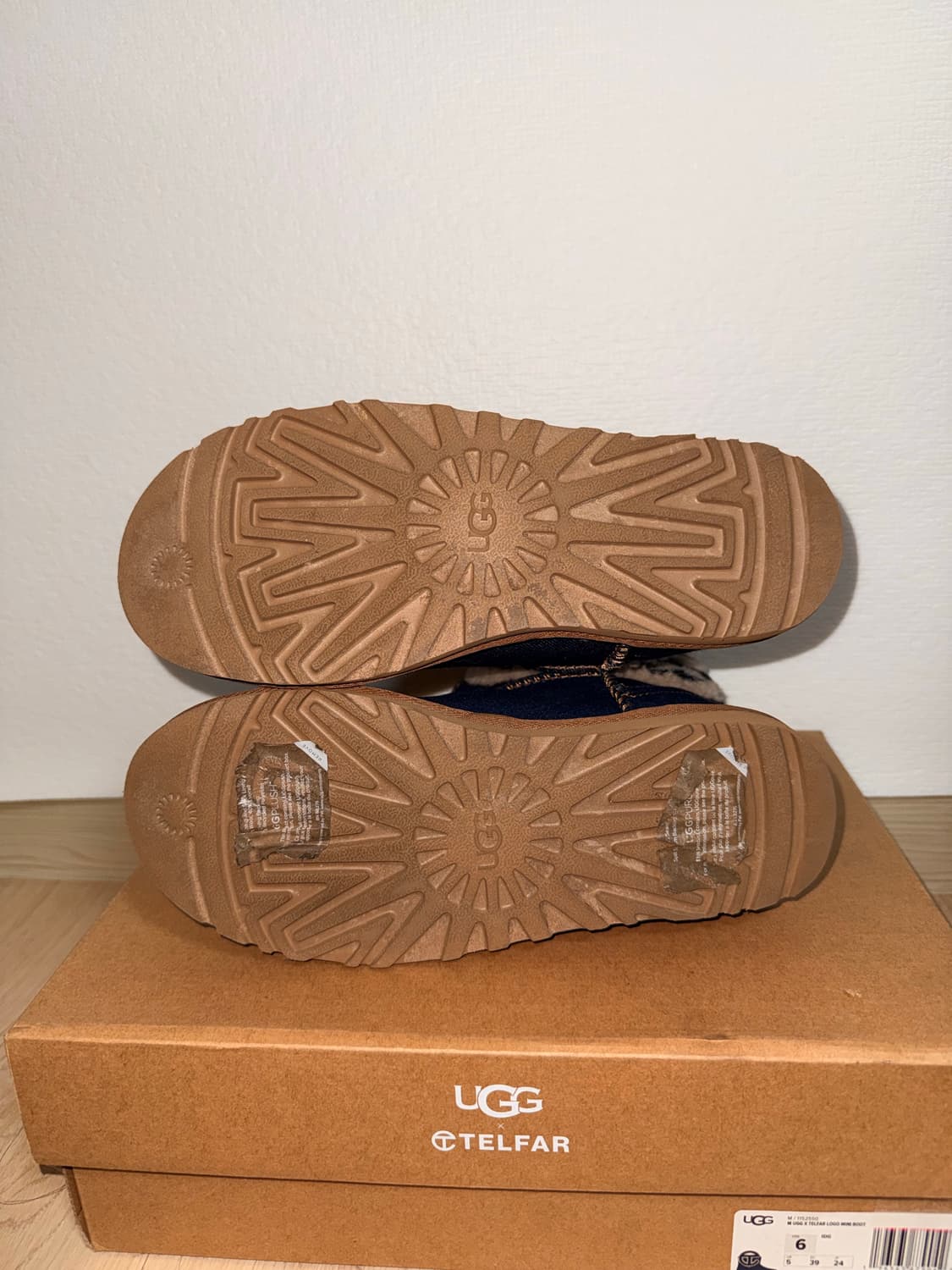 UGG x 텔파 로고 미니 부츠 데님 상품이미지2