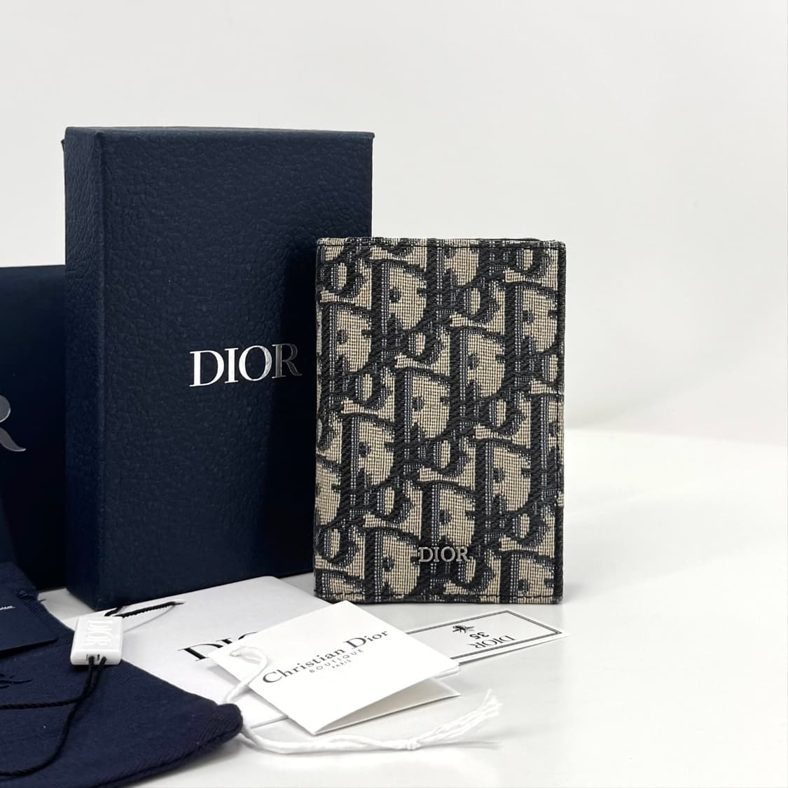 디올 오블리크 자카드 카드지갑 (2ESCH138YSE) 상품이미지2
