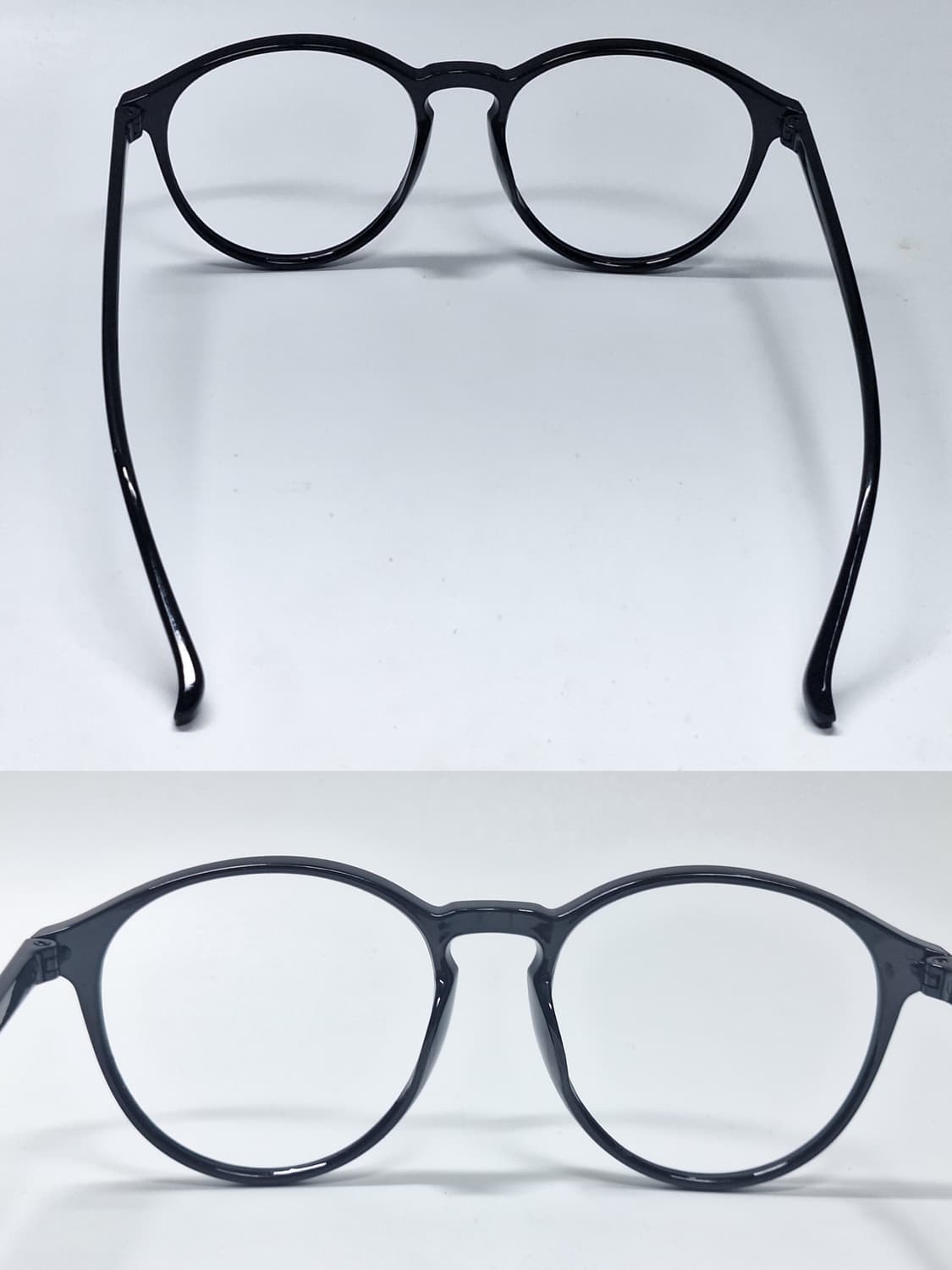 일본 빈티지 보스턴 블랙 슬림 뿔테 안경테 141mm 리벳 y2k 클래식 상품이미지8