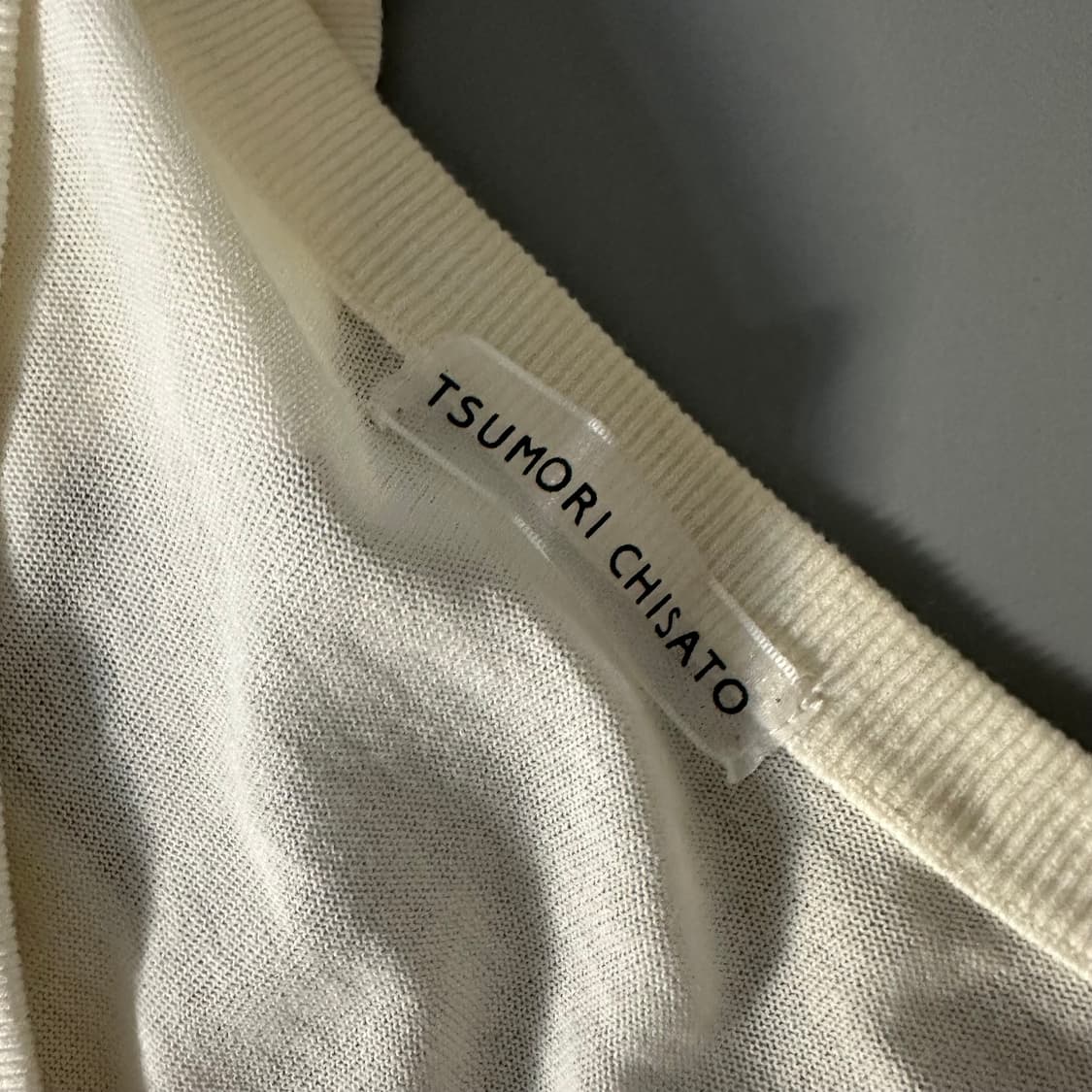 츠모리치사토 tsumori chisato 디테일 반팔 가디건 상품이미지7