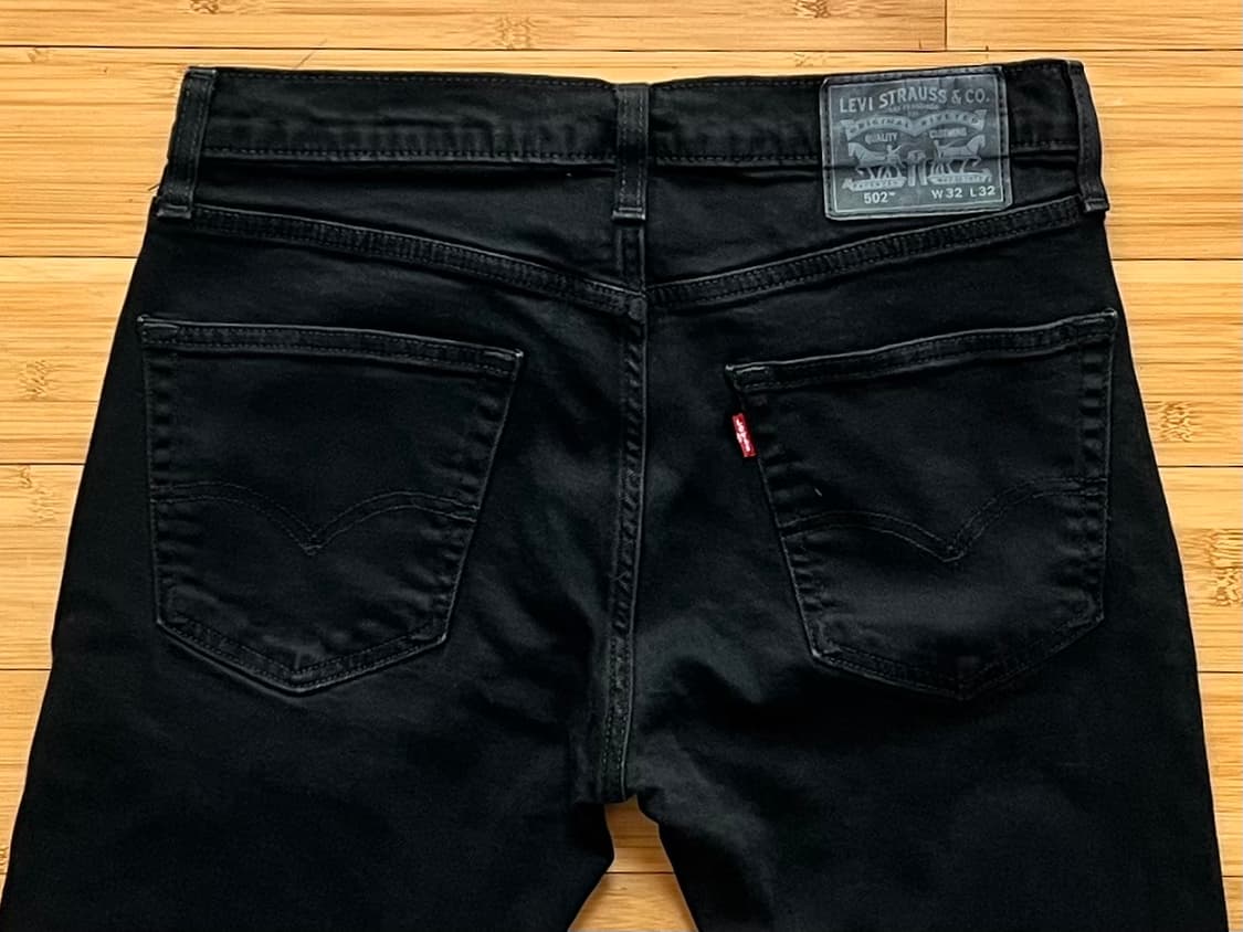 리바이스 502 블랙진 W32 L32 상품이미지4