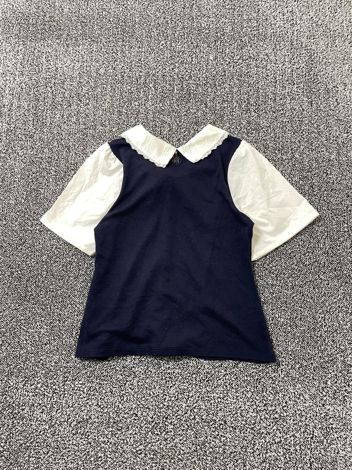 vinteちきゅ. axes femme 리본 반팔블라우스 공겜여주 로리타 상품이미지5