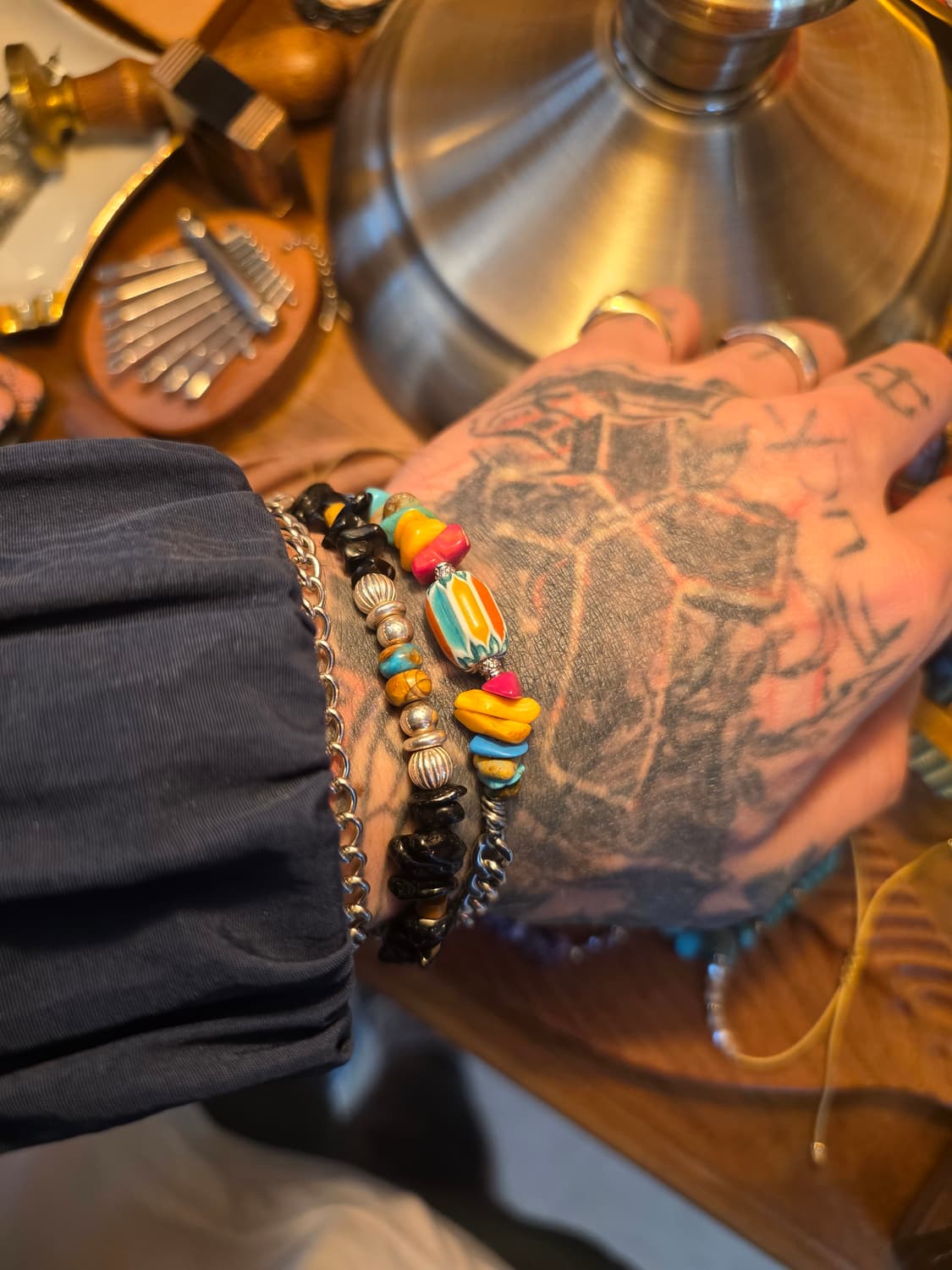 “Desert Flow”써지컬 과 자연의 조화 bracelet 상품이미지7