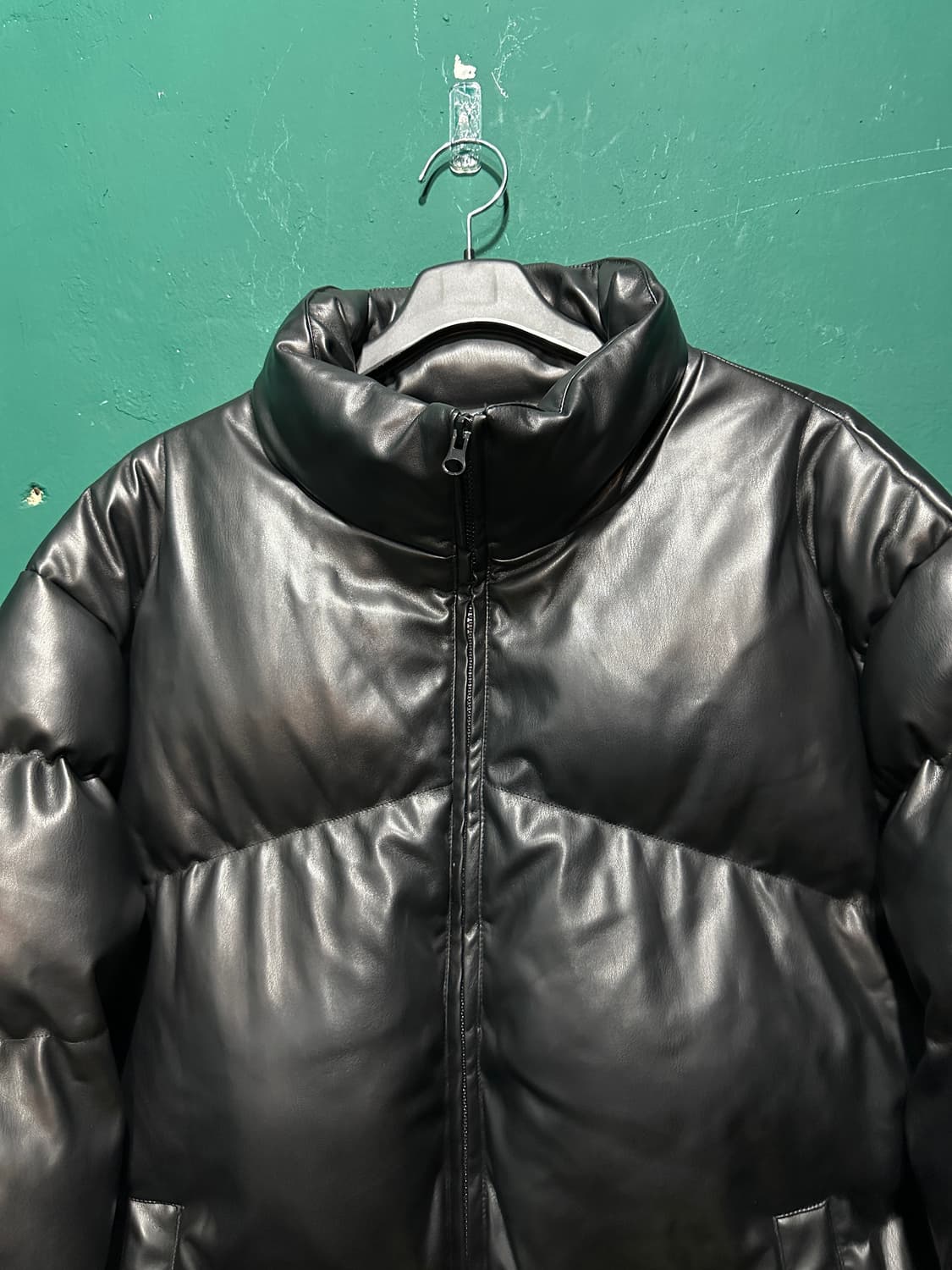 가죽 푸퍼패딩 110사이즈 상품이미지2