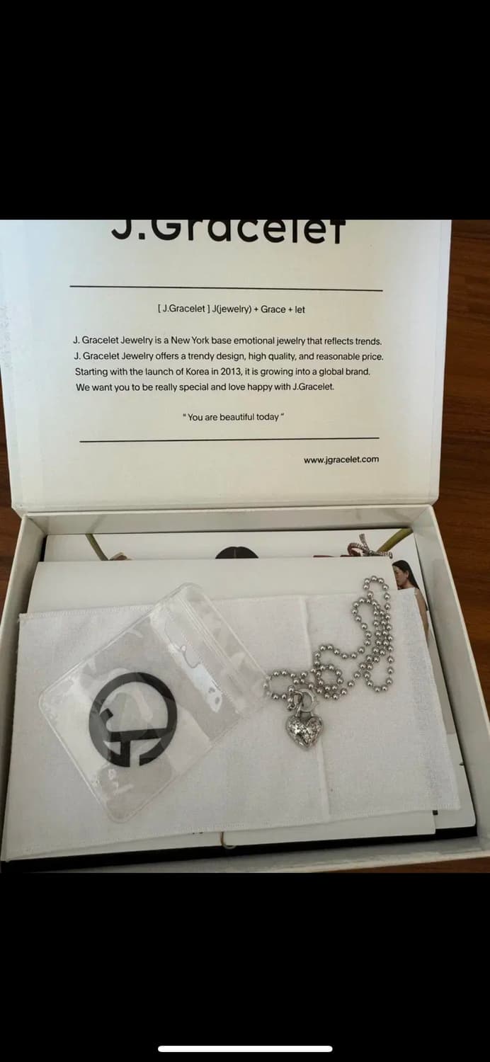 제이그레이슬렛 하트목걸이 상품이미지6