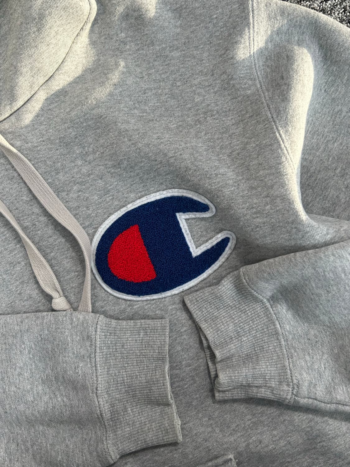 챔피온 빅C로고 그레이 후드티 XL 상품이미지6