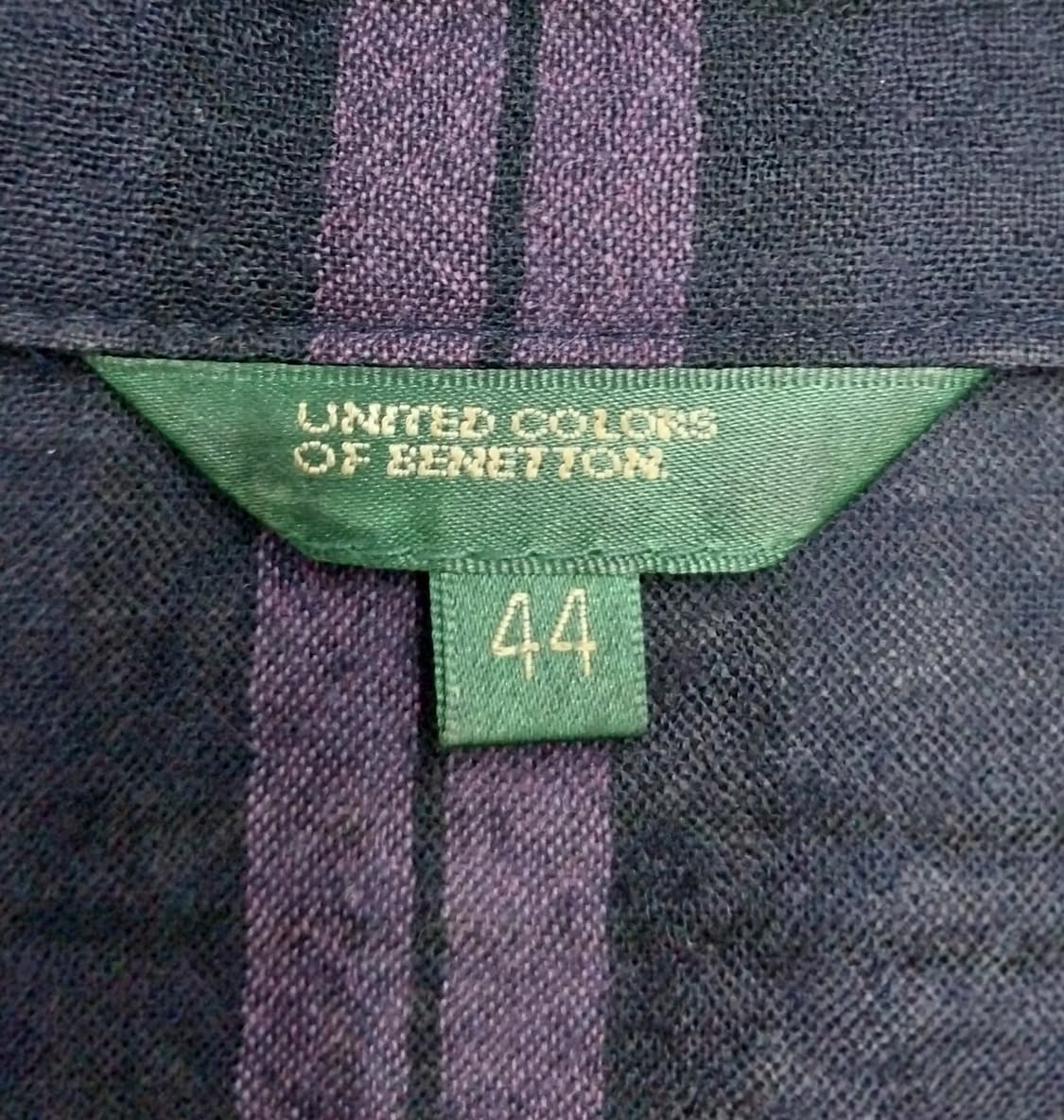 베네통 그린에일 체크 셔츠 원피스 44 (44반-55) 상품이미지3