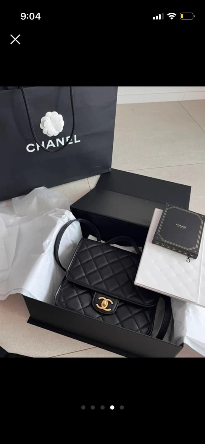 샤넬 백팩 블랙 새상품 상품이미지4