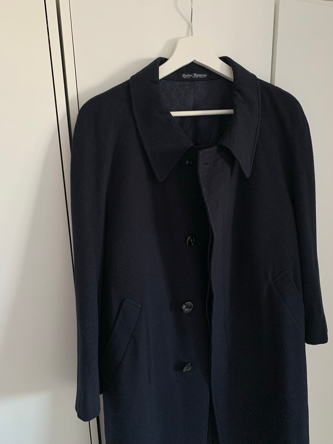 네이비 클래식 코트 상품이미지3