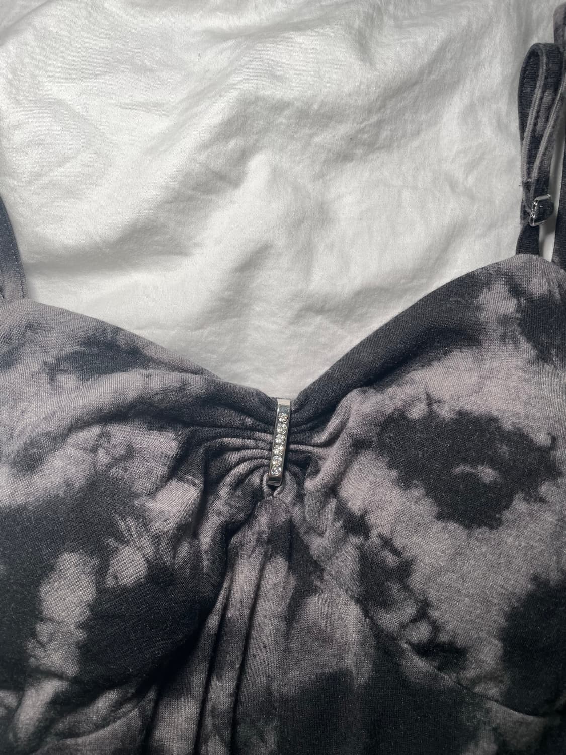 punk y2k tie-dye sleeveless 빈티지 워싱 슬리브리스 상품이미지3